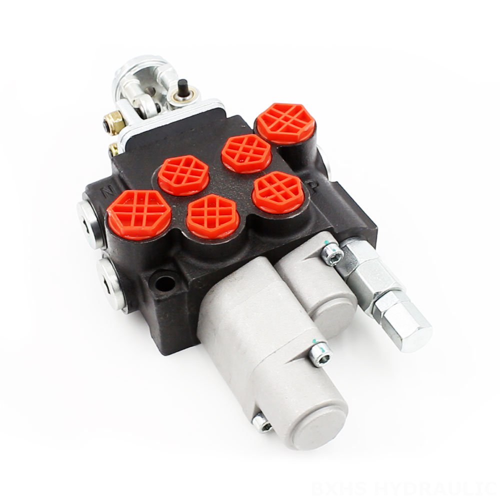 P40-G12-G38-OT-QTW Manuale e joystick 2 Spool Valvola direzionale monoblocco cover photo